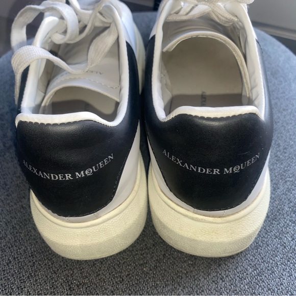 Men's White and Black Sneakers - Picture 2 of 8